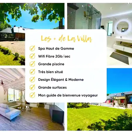 Villa La Normande - Piscine - Jaccuzzi Encastre - Wifi Fibre - 6 - 4 Tv 4k - Jeux Enfants - Luxe